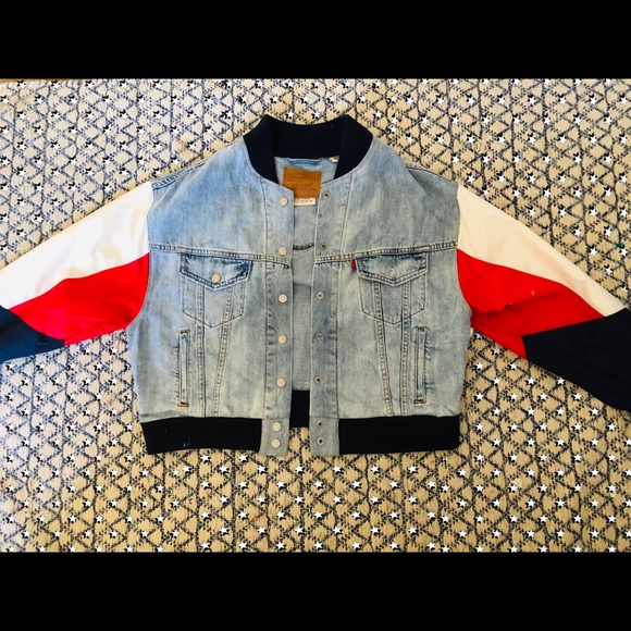 levis denim bomber